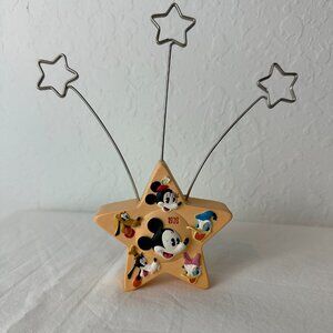 Disney Star Photo Card Holder Mickey Donald Daisy Duck Goofy Minnie Mouse Pluto